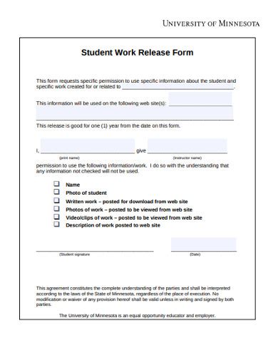 10 Work Release Form Examples To Download 10 Work Release Form Examples To Download