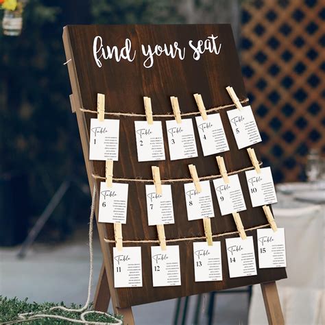 33 Wedding Seating Chart Ideas To Creatively Organize Your Day