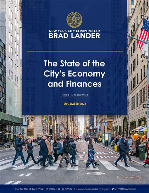 Annual State Of The City S Economy And Finances Office Of The New York City Comptroller Brad Lander