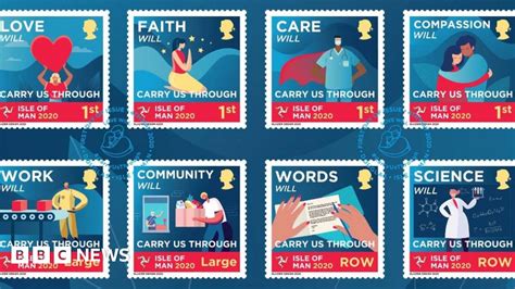 Coronavirus Isle Of Man Stamps Recognise Key Workers Response Bbc News