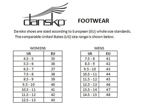 How Can I Find the Perfect Fit with a Dansko Sizing Chart
