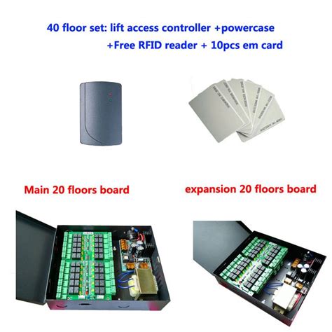 Elevator Access Control Set 40 Floors Lift Controller Power Case Free