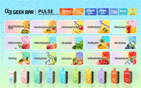 How to Read and Interpret the Geek Bar Pulse Flavor Chart