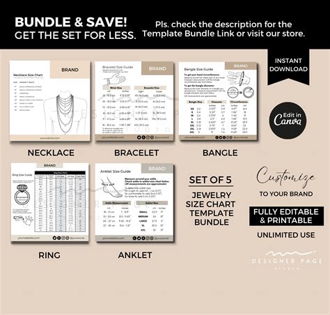 Unlock the Secrets of a Perfect Fit with Our Jewelry Size Chart Guide