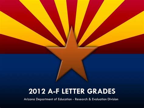 Ppt 2012 A F Letter Grades Powerpoint Presentation Free Download Id 3154034
