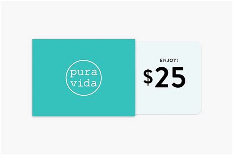 5 Ways Pura Vida Gift Card