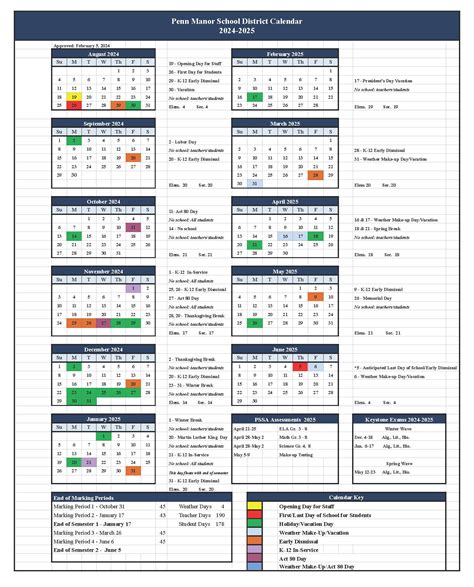 School Board Approves 2024 2025 District Calendar Penn Manor School School Board Approves 2024 2025 District Calendar Penn Manor School