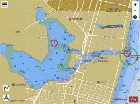 Shark River Inset Marine Chart Us12324 P684 Nautical Charts App Shark River Inset Marine Chart Us12324 P684 Nautical Charts App