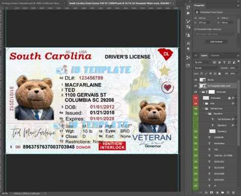 South Carolina Driving License Psd Template New Driving License Template South Carolina Driving License Psd Template New Driving License Template