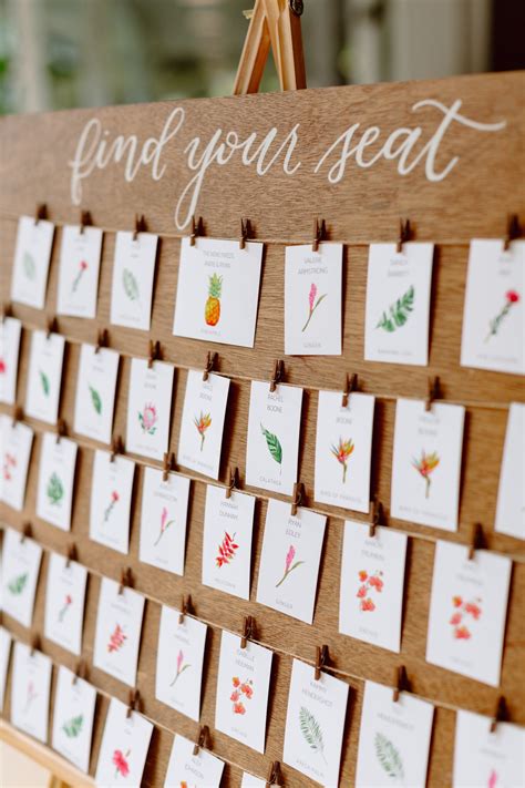 Unique Seating Chart Ideas Love Letter Weddings